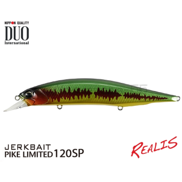 Воблер DUO Realis Jerkbait 120 SP Pike Limited цвет CCC3175
