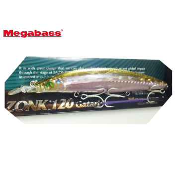 Воблер Megabass Zonk 120 Gataride Yoro-Yoro цвет HT Pin Gisu