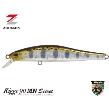 Воблер ZipBaits Rigge 90 MN Secret SSS цвет 810