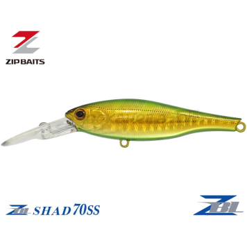 Воблер ZipBaits ZBL Shad 70SS цвет 420