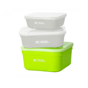 Емкость рыболовная для наживки с крышкой Feeder Concept Feeder Bait Box размер L-1