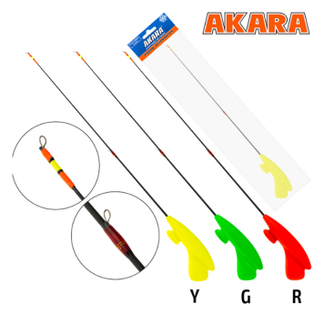 Зимняя удочка Akara Lucky Punch F360 с кольцами