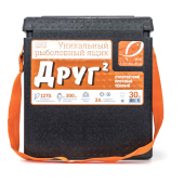 Ящик для зимней рыбалки Camping World "Друг-2", 30 л (черный) 