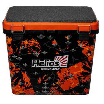 Ящик зимний рыболовный односекционный Helios SHARK (19л)