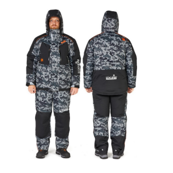 Костюм зимний Norfin Discovery 2 LE Camo -35°С Водонепроницаемость: 8 000 мм «Дышащая» способность: 6 000 г./м2/24 час-2