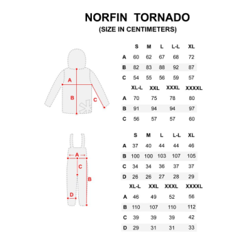 Костюм зимний Norfin Tornado -30°С-8
